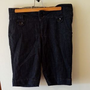 Bermuda denim shorts